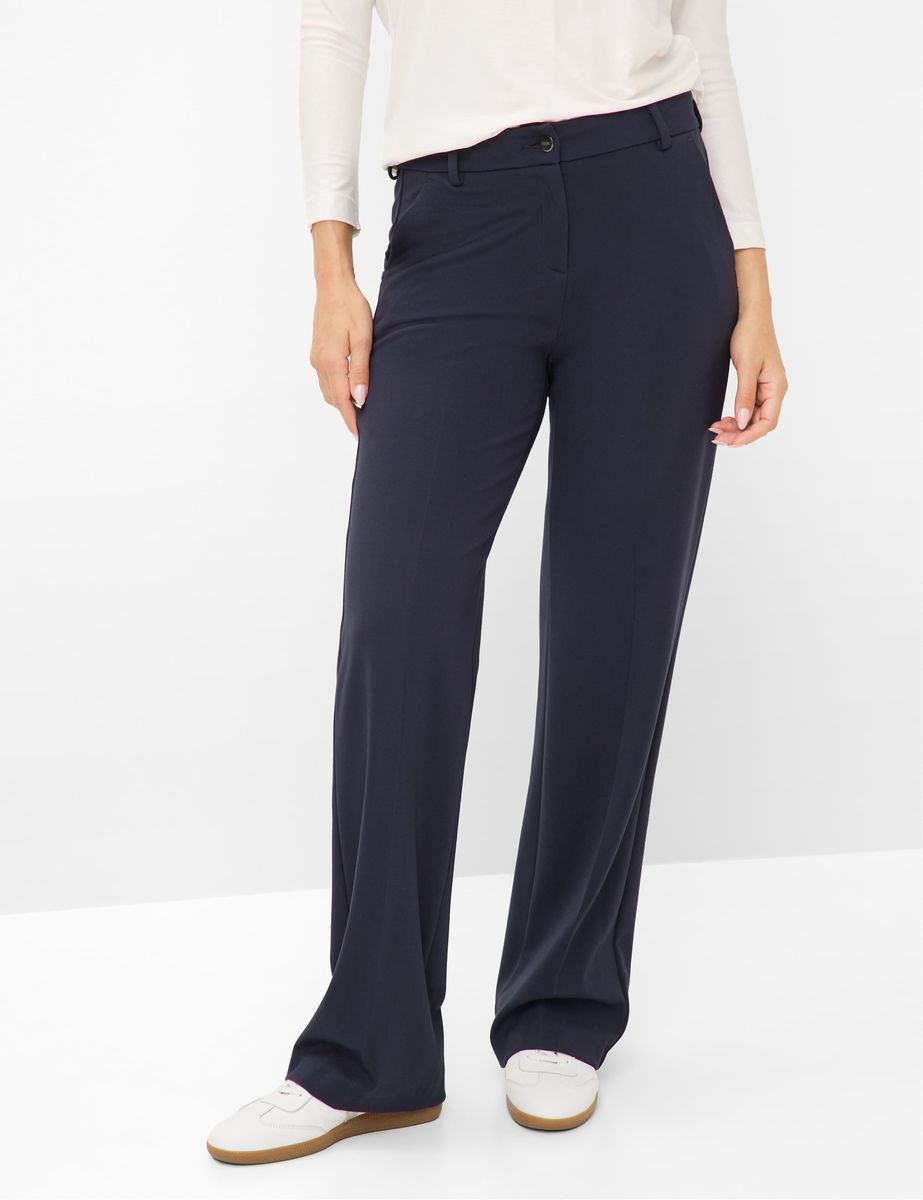 Weit geschnittene Jersey-Palazzohose