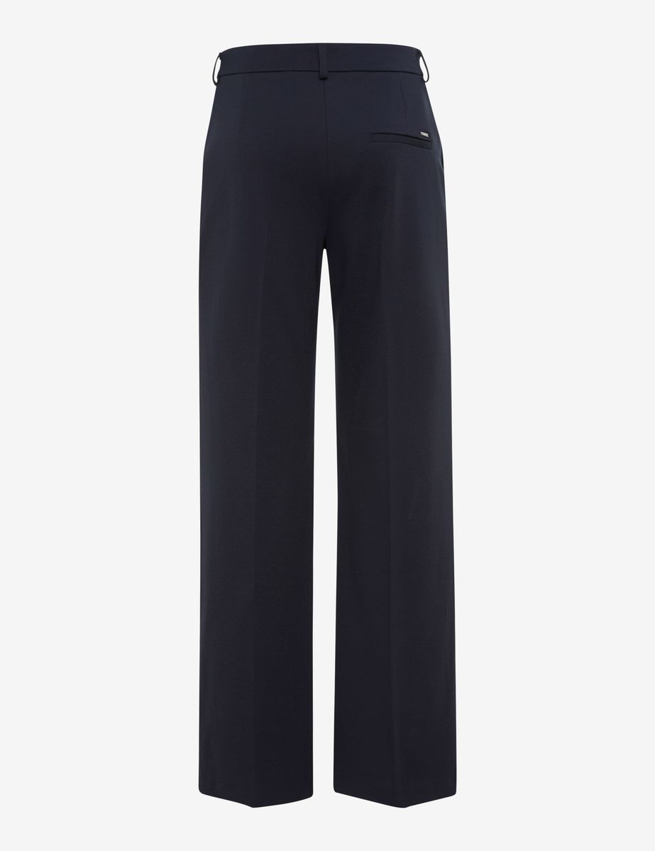 Weit geschnittene Jersey-Palazzohose