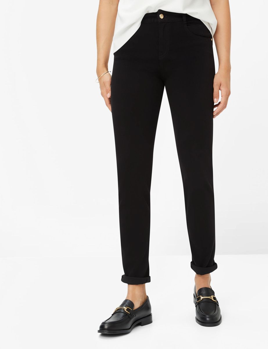 Schlichte Slim-Fit Stretch-Jeans