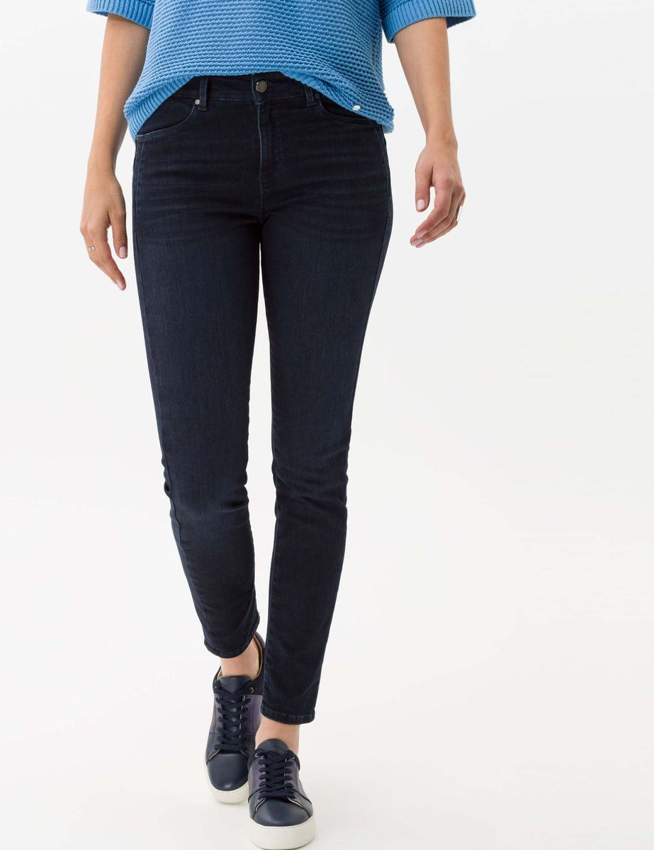 Schmal geschnittene High-Waist Jeans