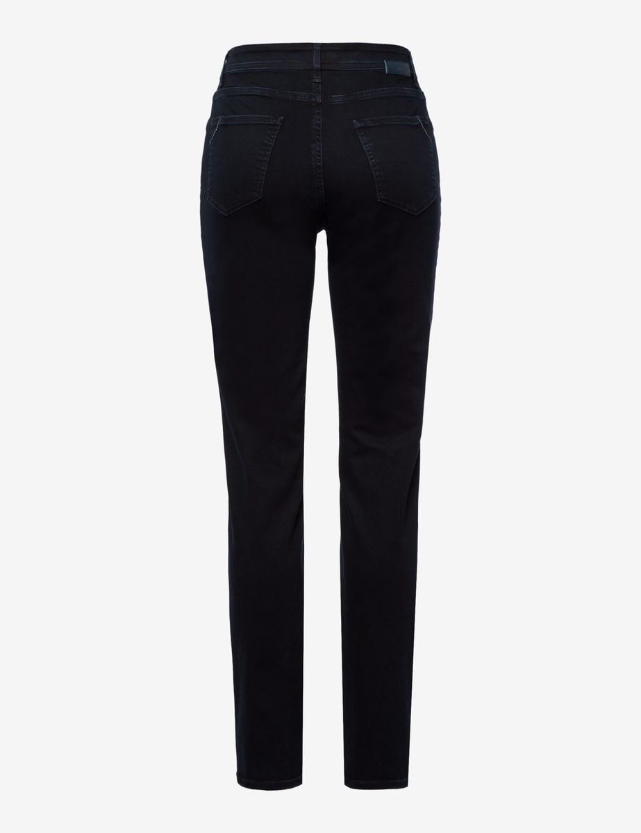 Straight-Leg-Jeans in dunkler Waschung