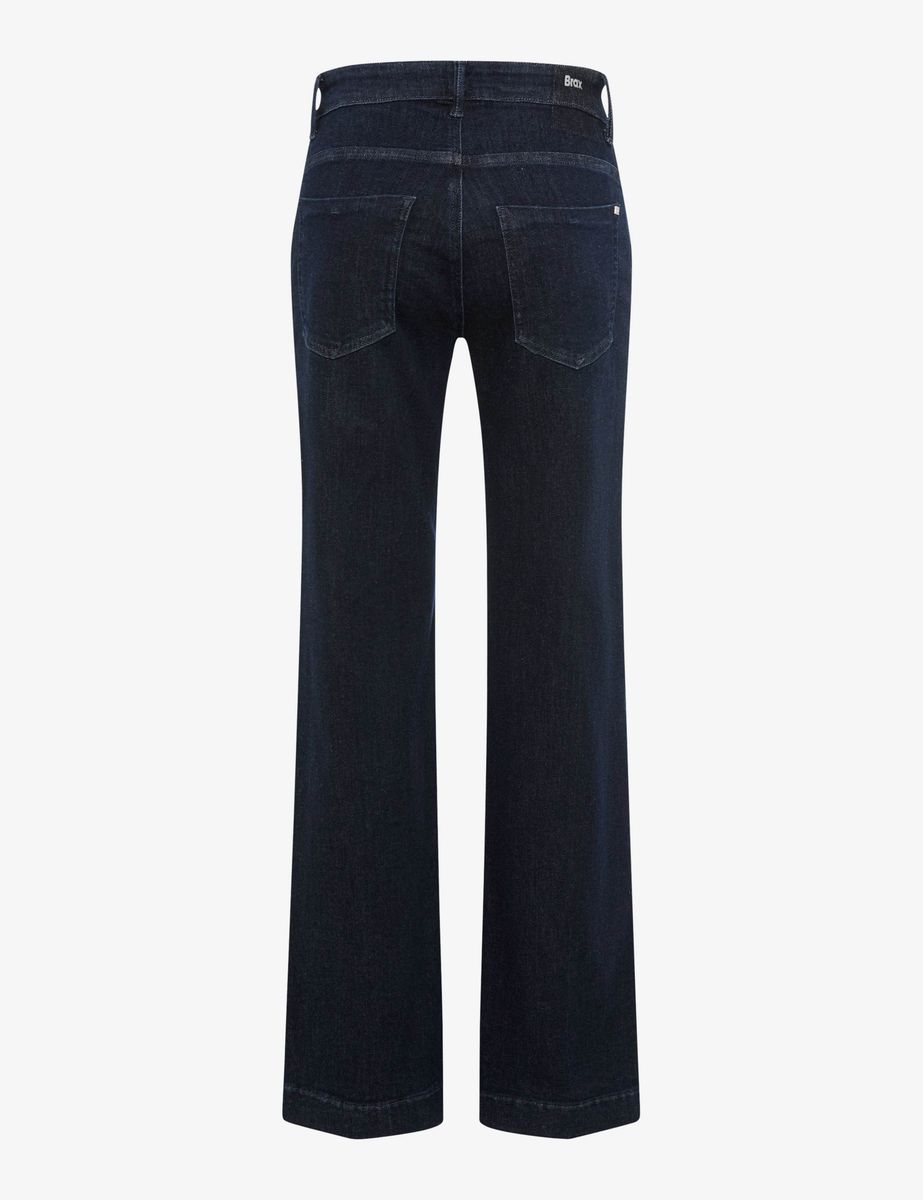 Klassische Five-Pocket-Jeans weites Bein