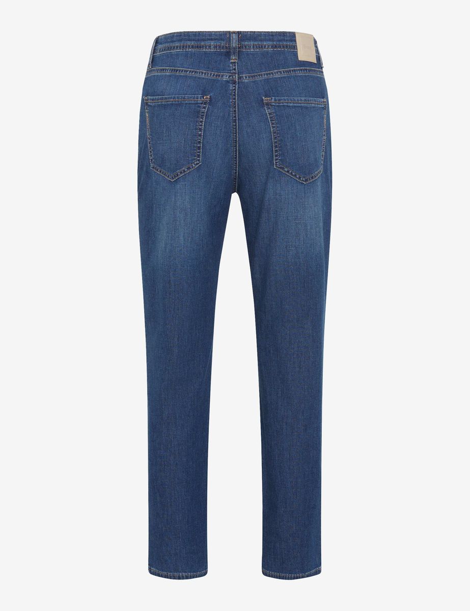 Gerade geschnittene verkürzte Jeans