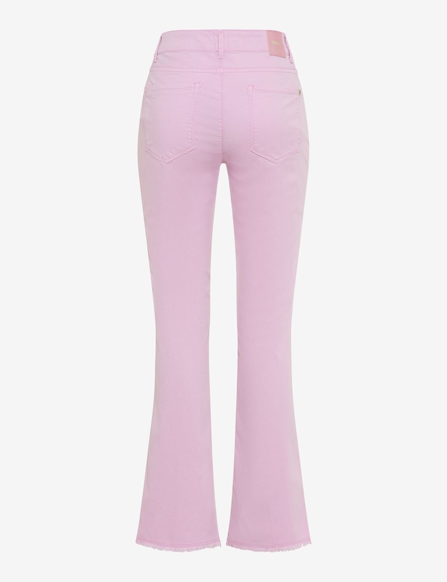 Slim-Bootcut-Jeans mit Fransen