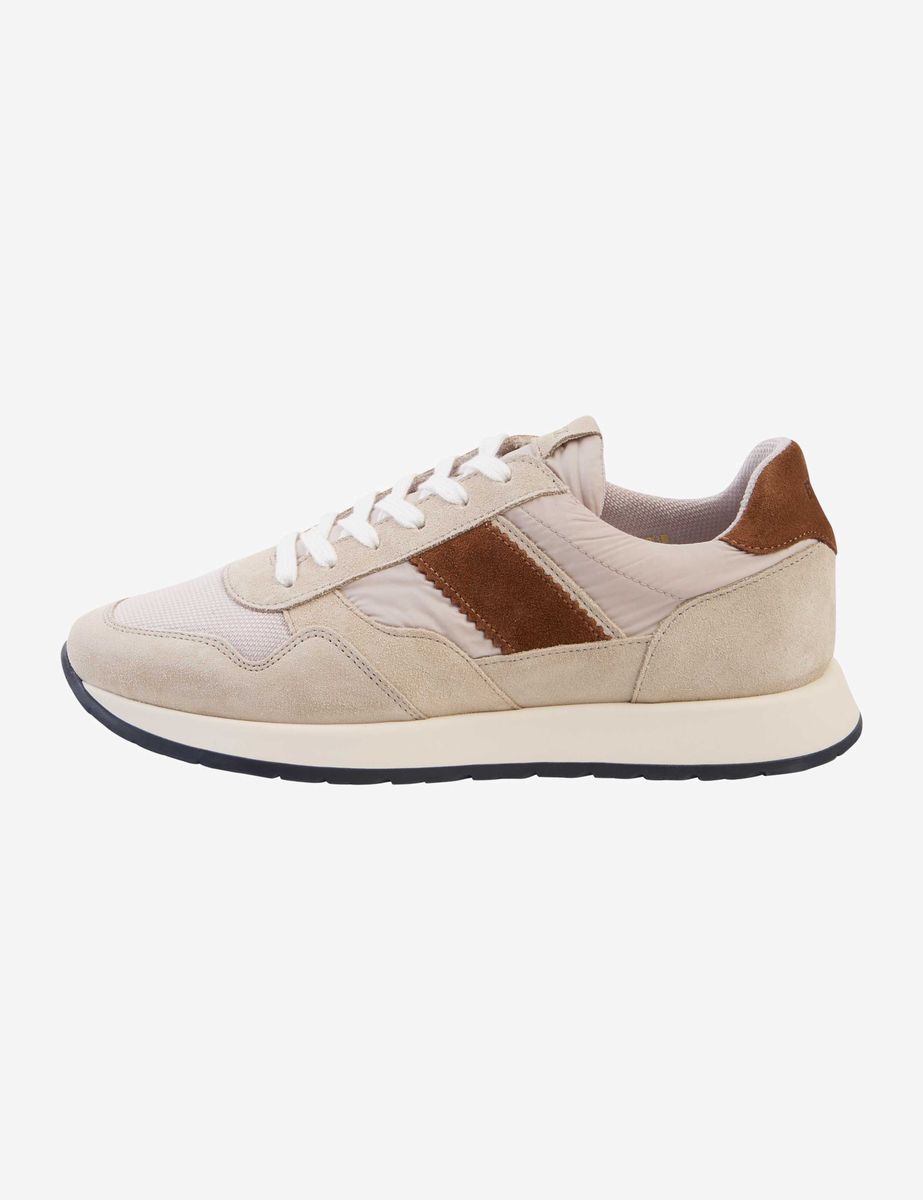 Retro-Sneaker aus Wildleder und Nylon