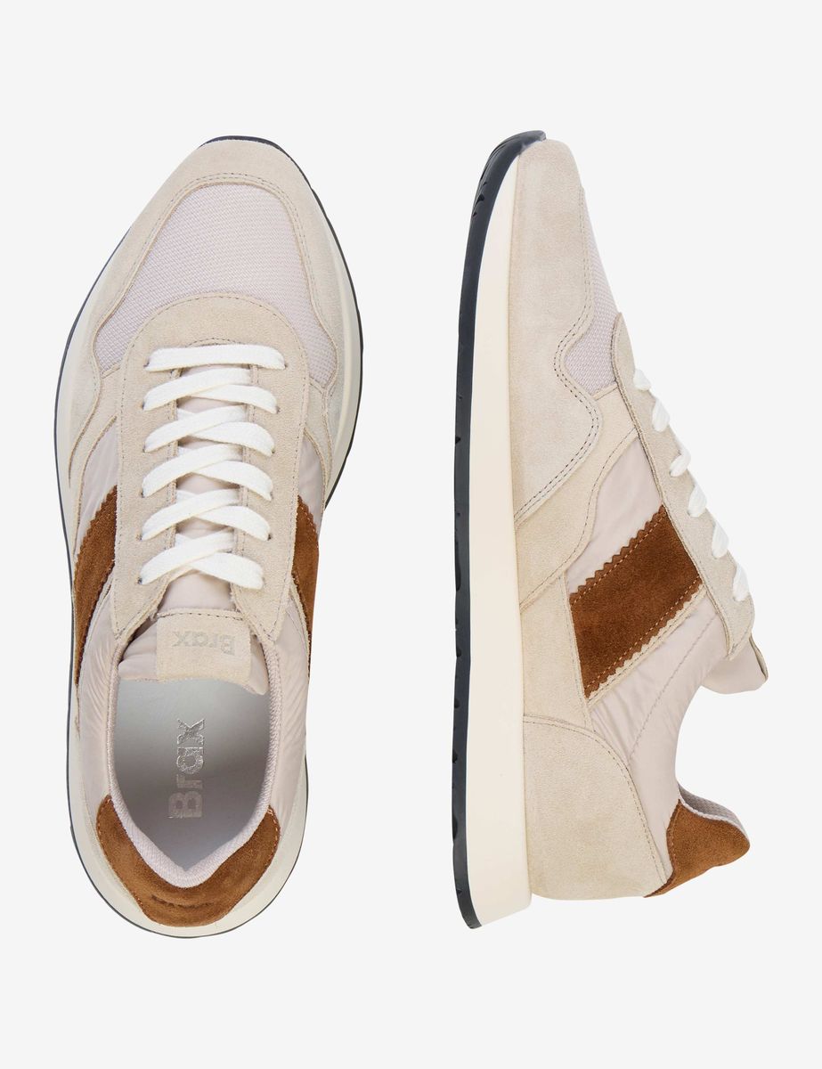 Retro-Sneaker aus Wildleder und Nylon