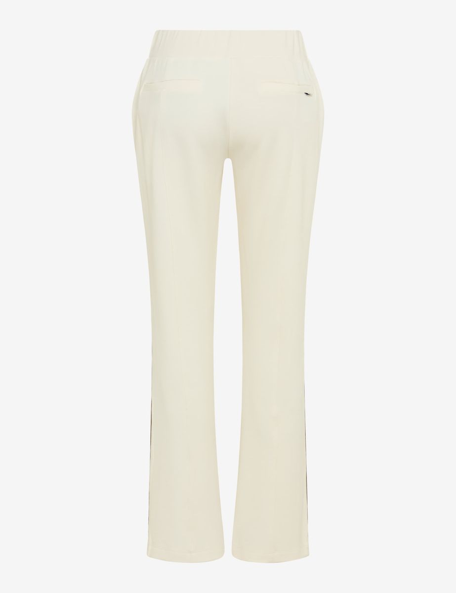 Slim-Bootcut-Schlupfhose mit Streifen