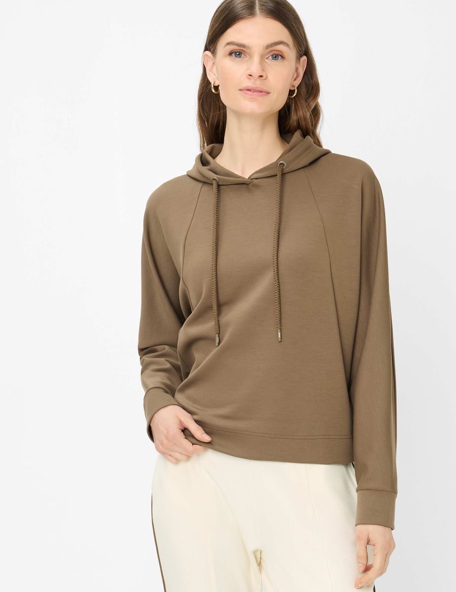 Weiches Interlock-Sweatshirt mit Kapuze