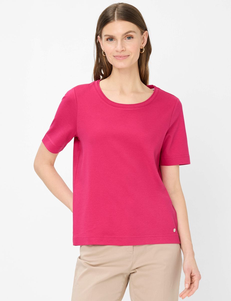 T-Shirt aus Interlock-Baumwolle