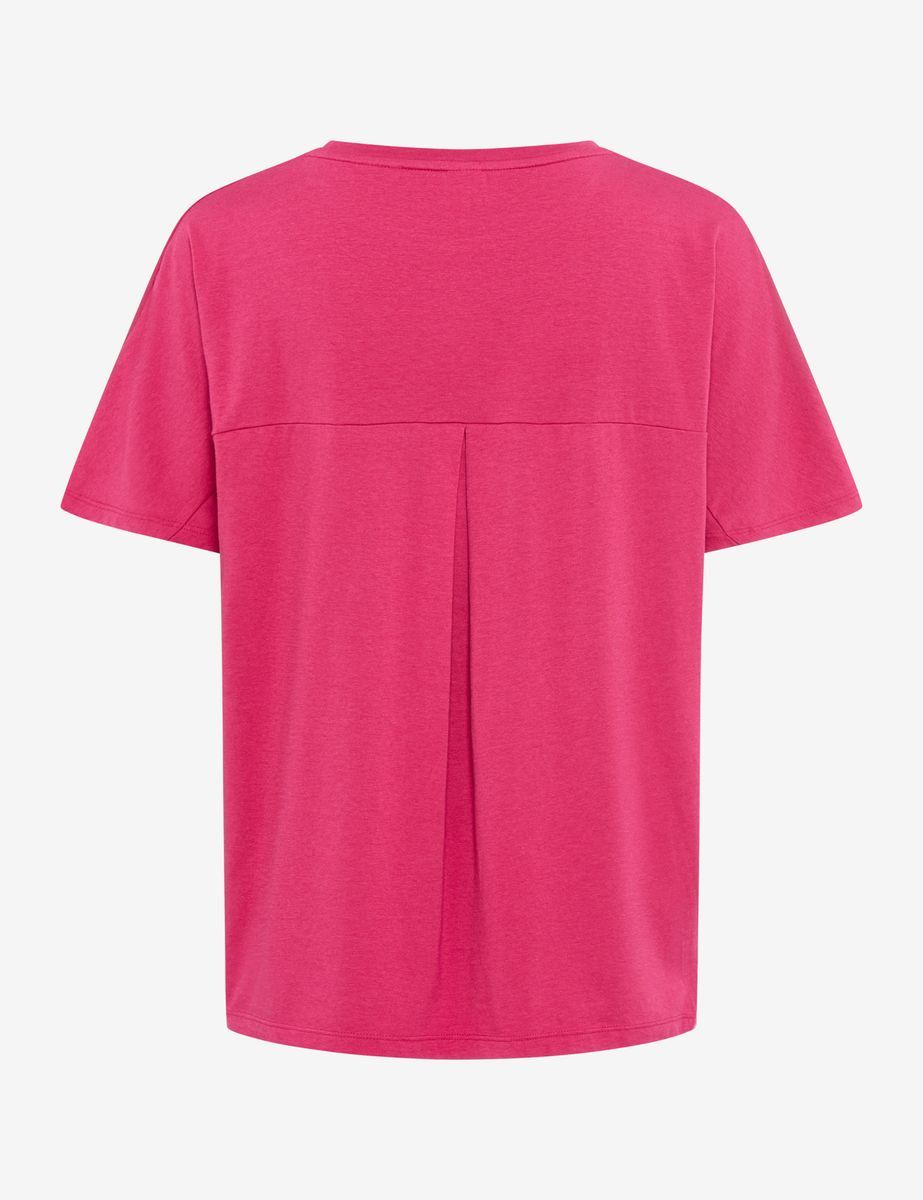 Lockeres T-Shirt aus Modal-Baumwolle