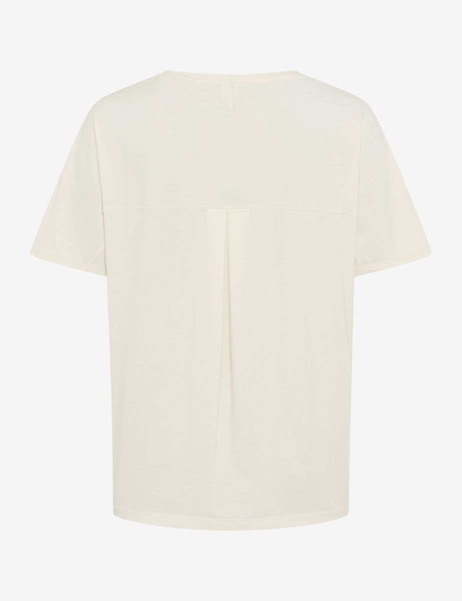Modal-Baumwoll-Shirt mit Rückenfalte