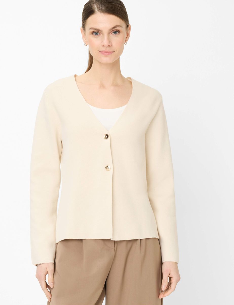 Strickjacke mit weichem Griff