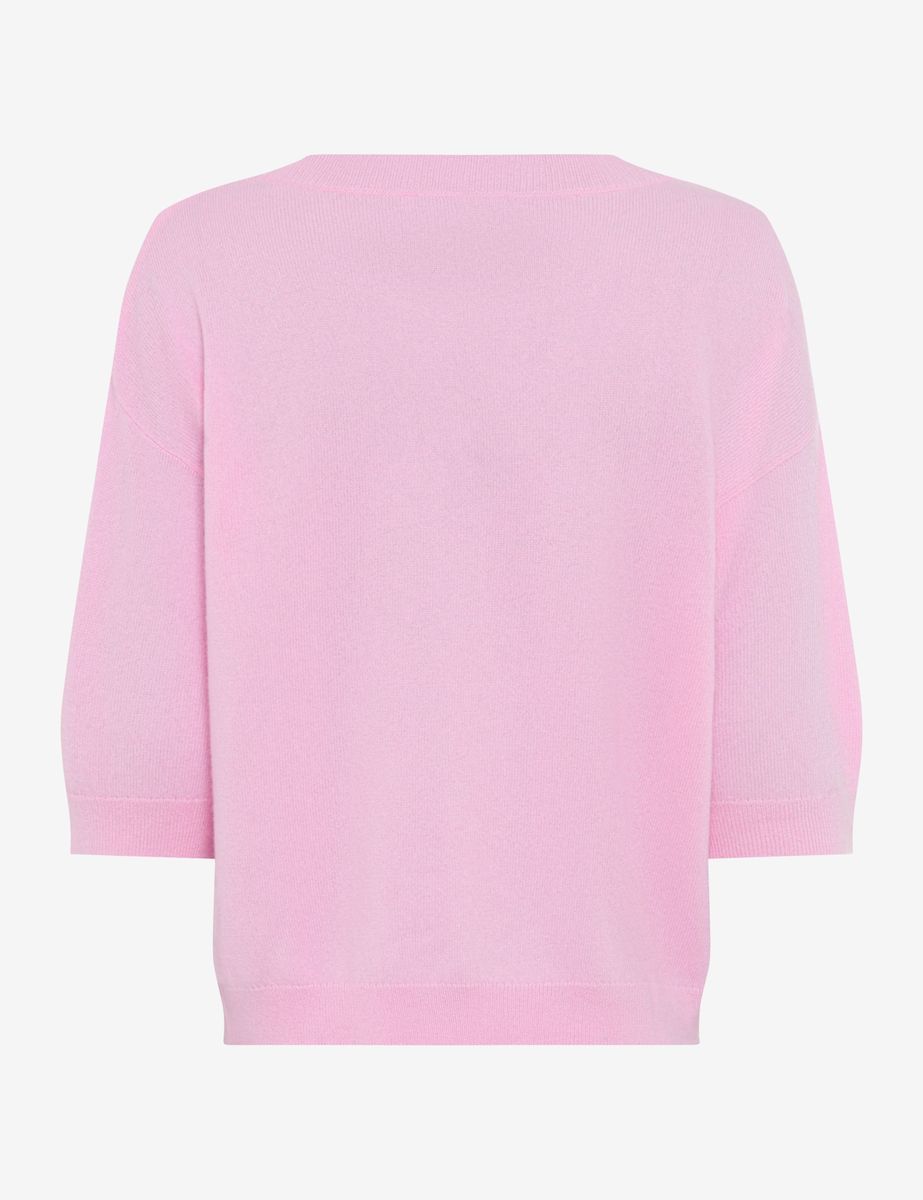 Minimalistischer Kaschmir-Strickpullover