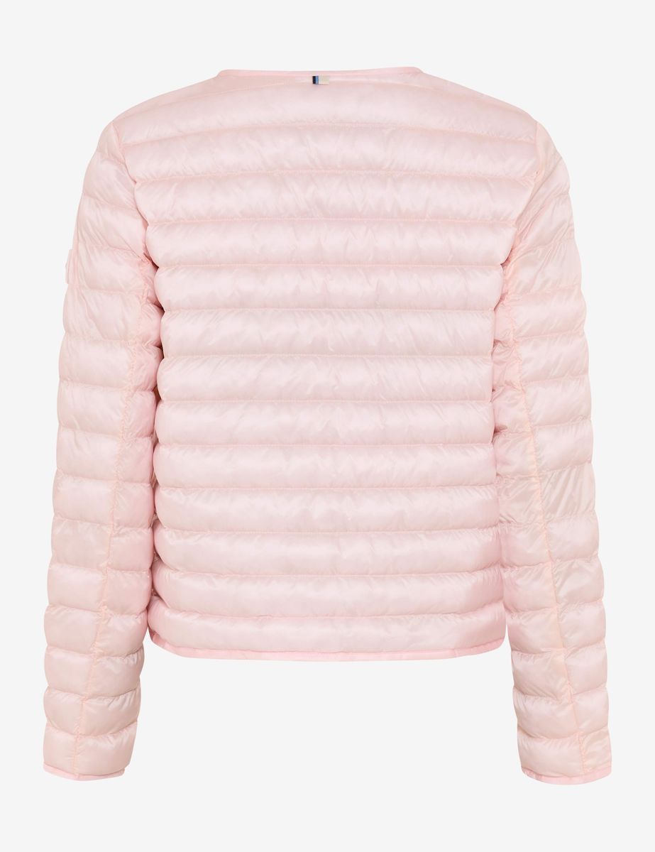 Kragenlose Leichte Steppjacke