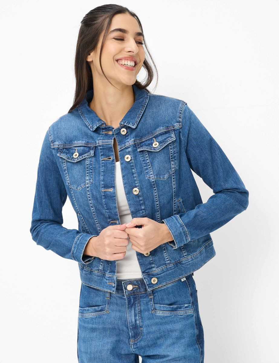 Klassische ultraleichte Denimjacke