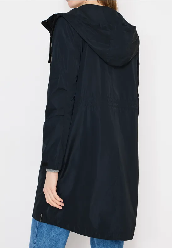 Langer Utility-Parka mit Kapuze