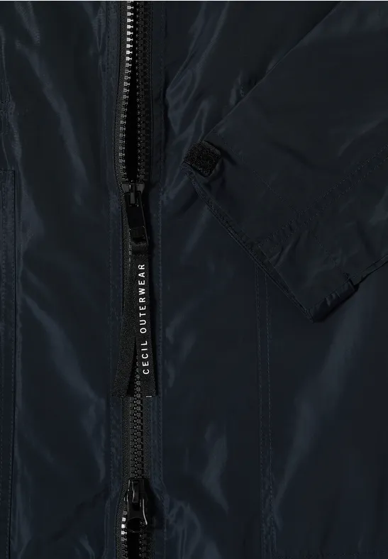 Langer Utility-Parka mit Kapuze