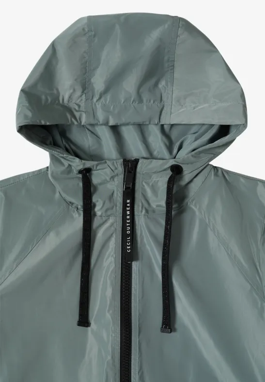 Langer Kapuzenparka im Utility-Stil