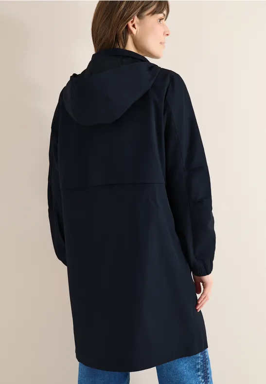 Kapuzenparka mit verstellbarer Taille