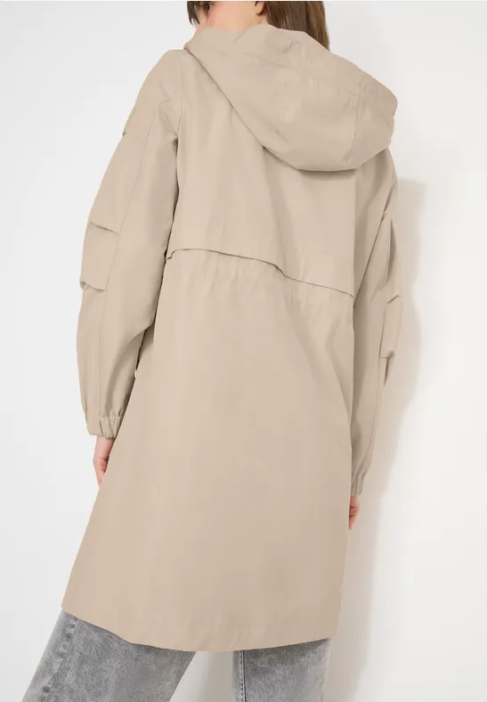 Utility-Jacke mit Kapuze und Tunnelzug