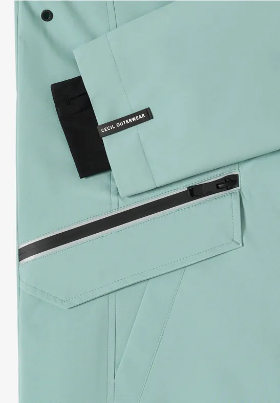 Leichter Softshell-Parka mit Kapuze