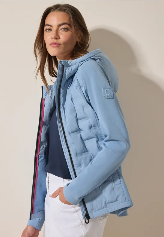 Leichte Hybrid-Scuba-Jacke mit Kapuze