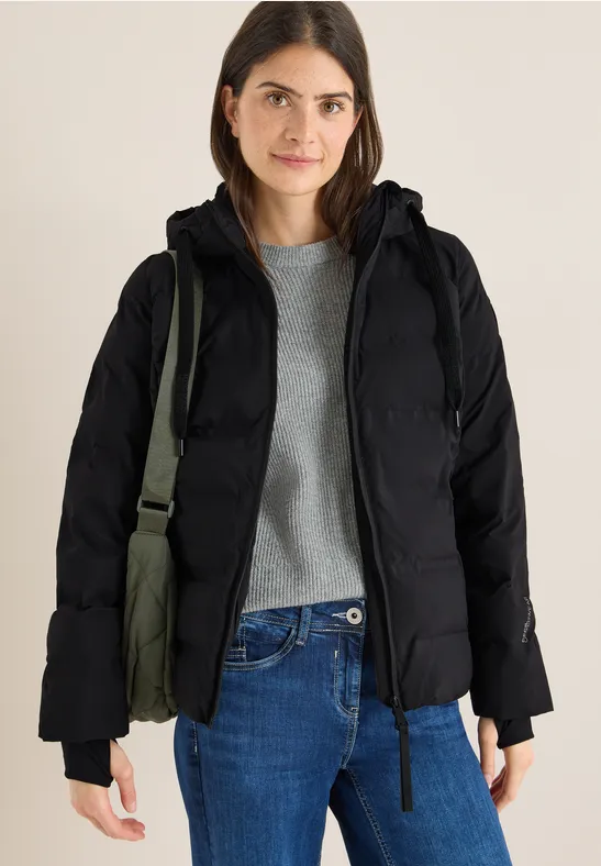 Funktionale gesteppte Pufferjacke