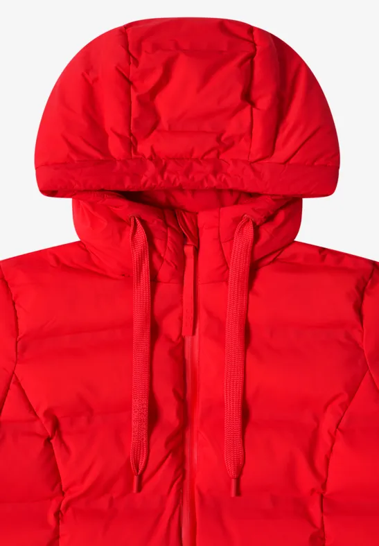 Gesteppte Pufferjacke mit Kapuze