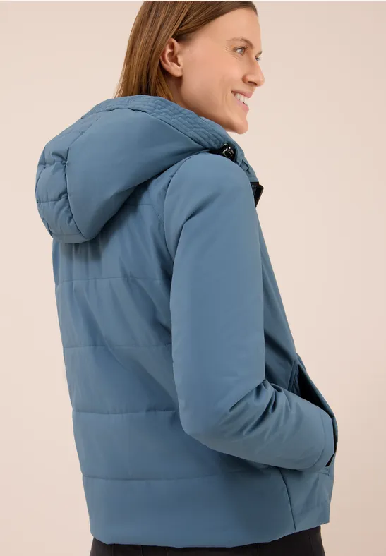 Gefütterte Funktionsjacke mit Kapuze
