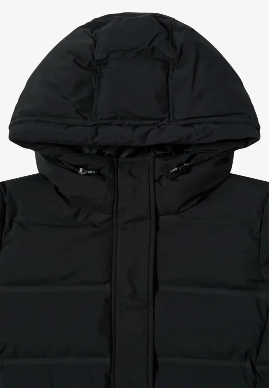 Sportliche gesteppte Pufferjacke mit Kapuze
