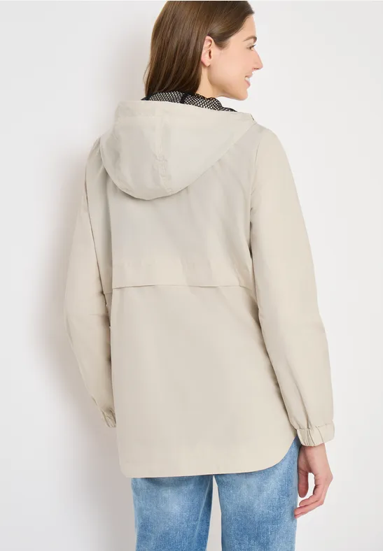 Sportive A-Linien-Kapuzenjacke