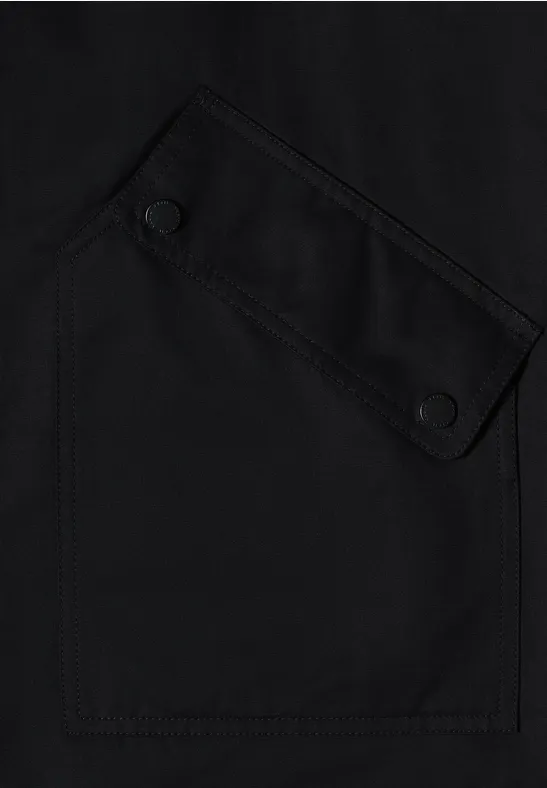 Sportiver Midi-Parka mit Kapuze