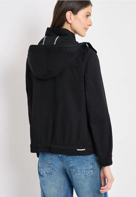 Utility-Jacke mit Kapuze und Tunnelzug