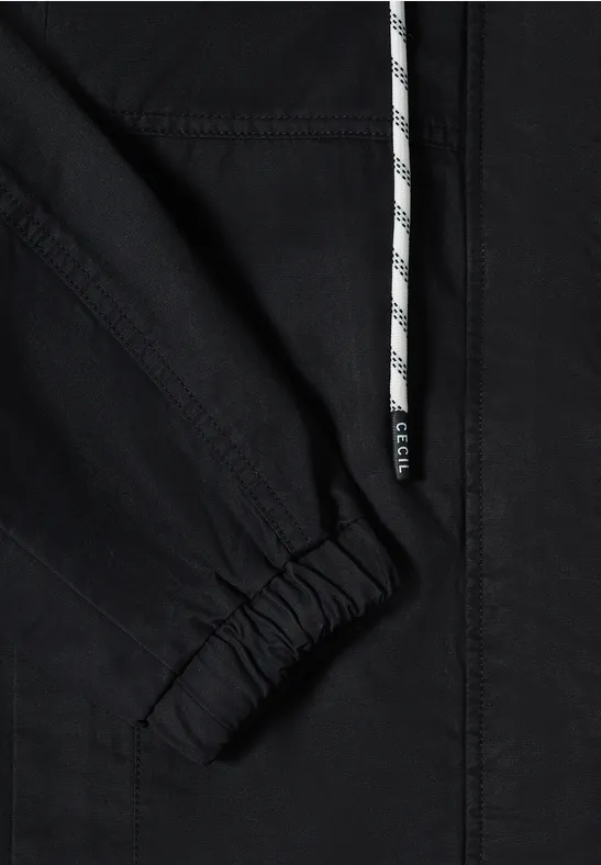 Utility-Jacke mit Kapuze und Tunnelzug