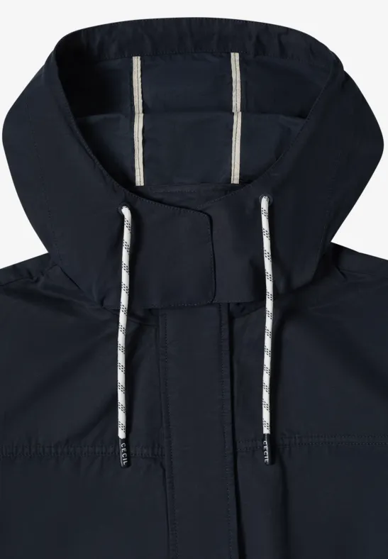 Kapuzenjacke aus Baumwollmix im Utility-Stil