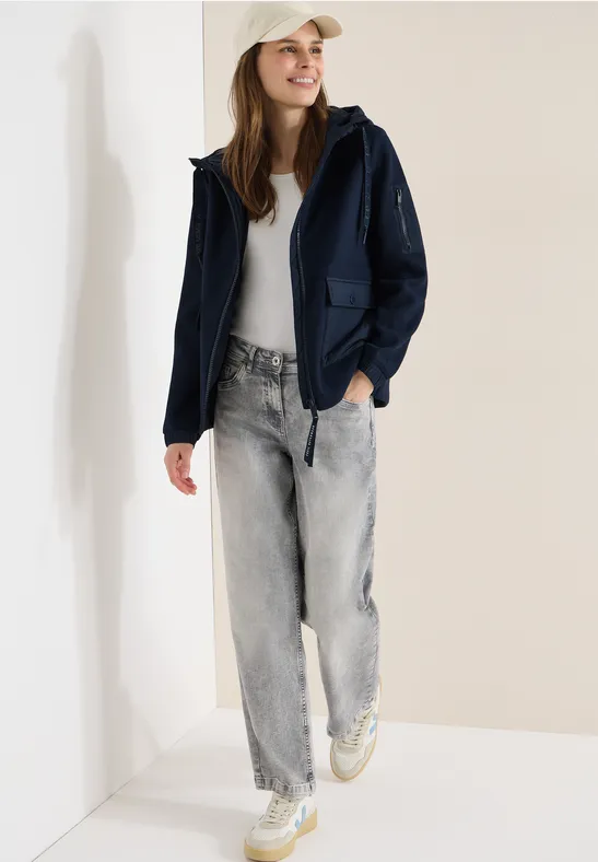 Utility-Jacke im Materialmix