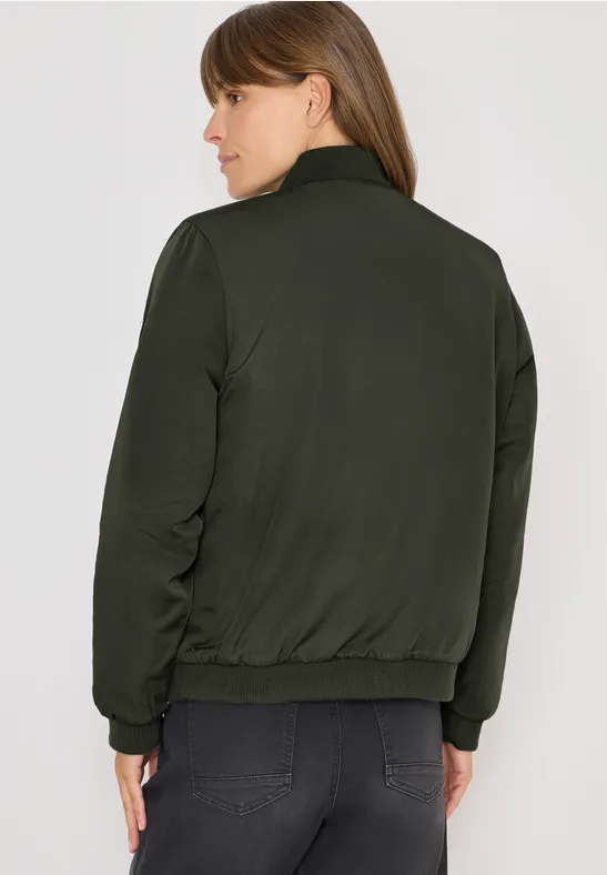 Wendbare Blousonjacke mit Webpelz