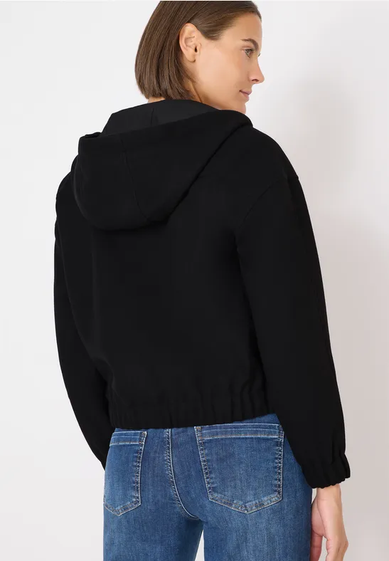 Zip-Hoodie Blouson in Wolloptik