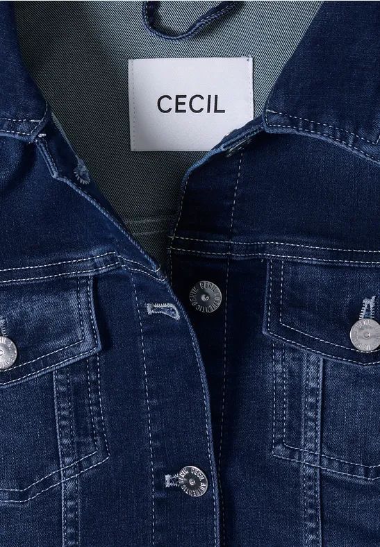 Klassische Stretch-Jeansjacke