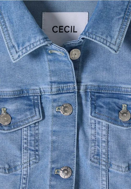 Klassische Stretch-Jeansjacke