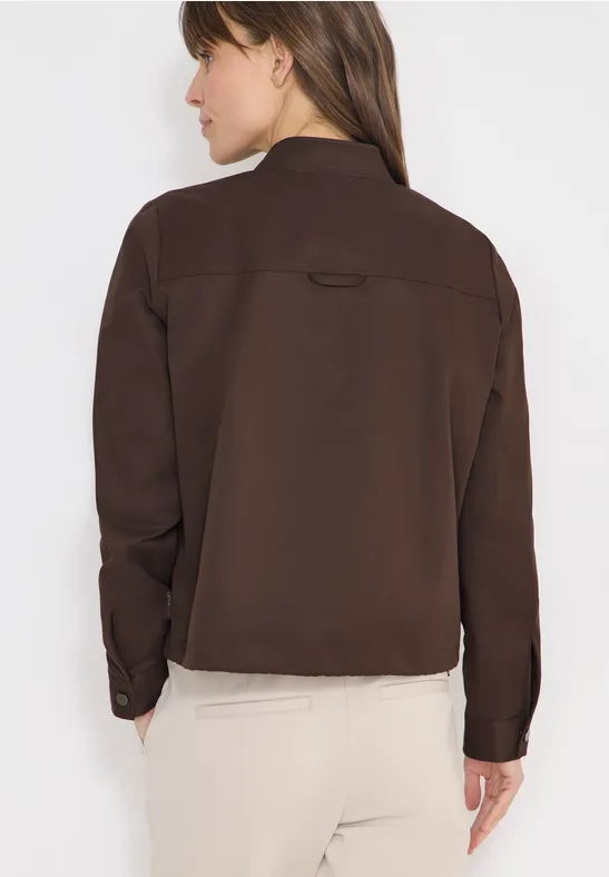 Sportive Kurzjacke aus Baumwollmix