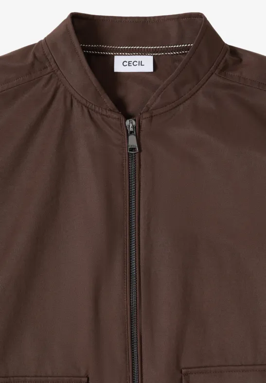 Sportive Kurzjacke aus Baumwollmix