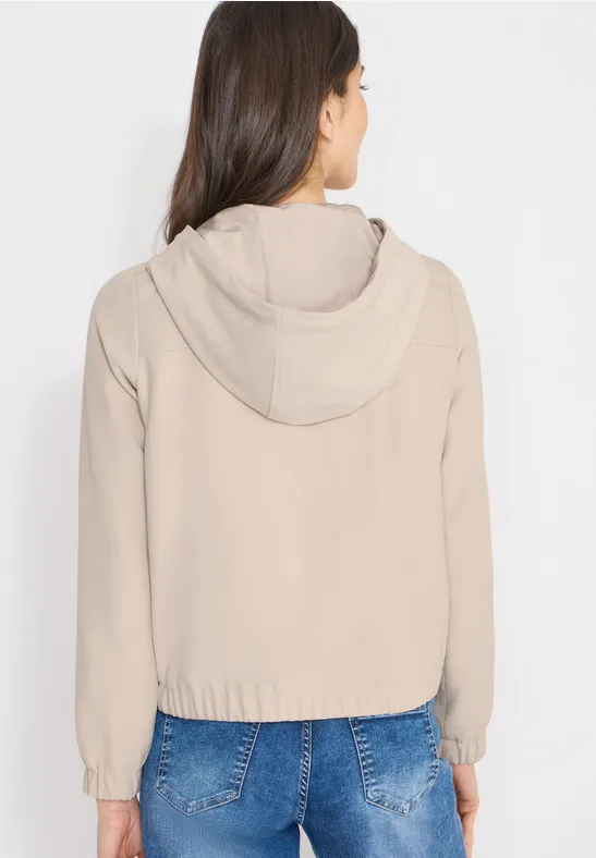 Hoodie-Jacke aus feinem Cord