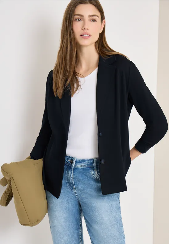 Bequemer Stretch-Jersey Blazer