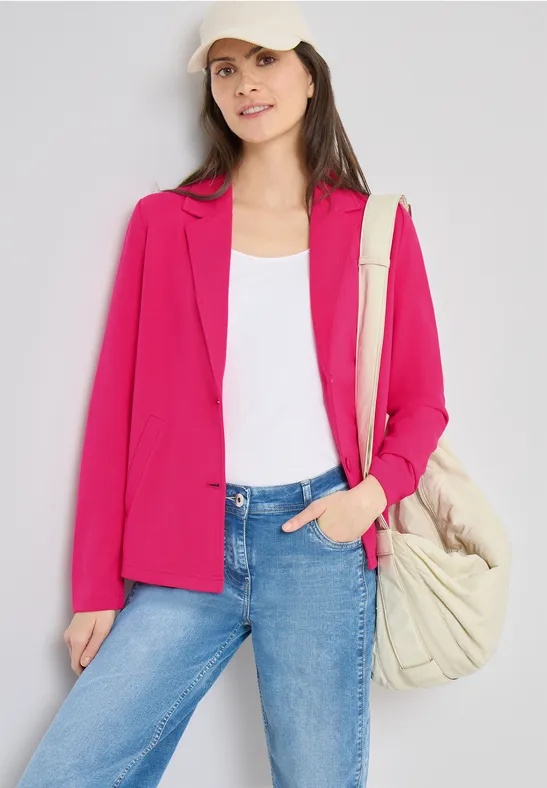 Vielseitiger Komfortabler Stretch Sweat-Blazer