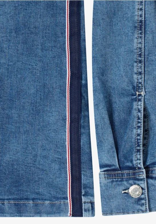 Lässiges Denim-Overshirt mit Taschen