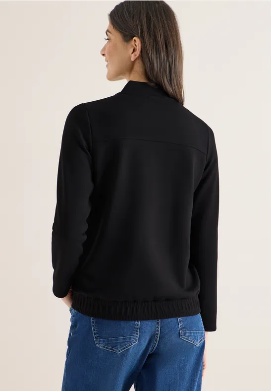 Leichte Bomberjacke mit Cupro-Touch