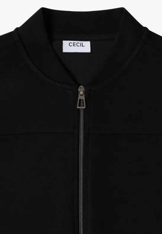 Leichte Bomberjacke mit Cupro-Touch