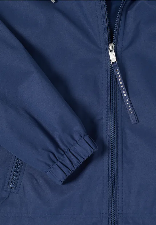 Sportive Kapuzenjacke aus Baumwollmix