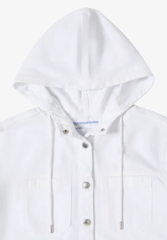 Leichte Utility-Jacke mit Kapuze